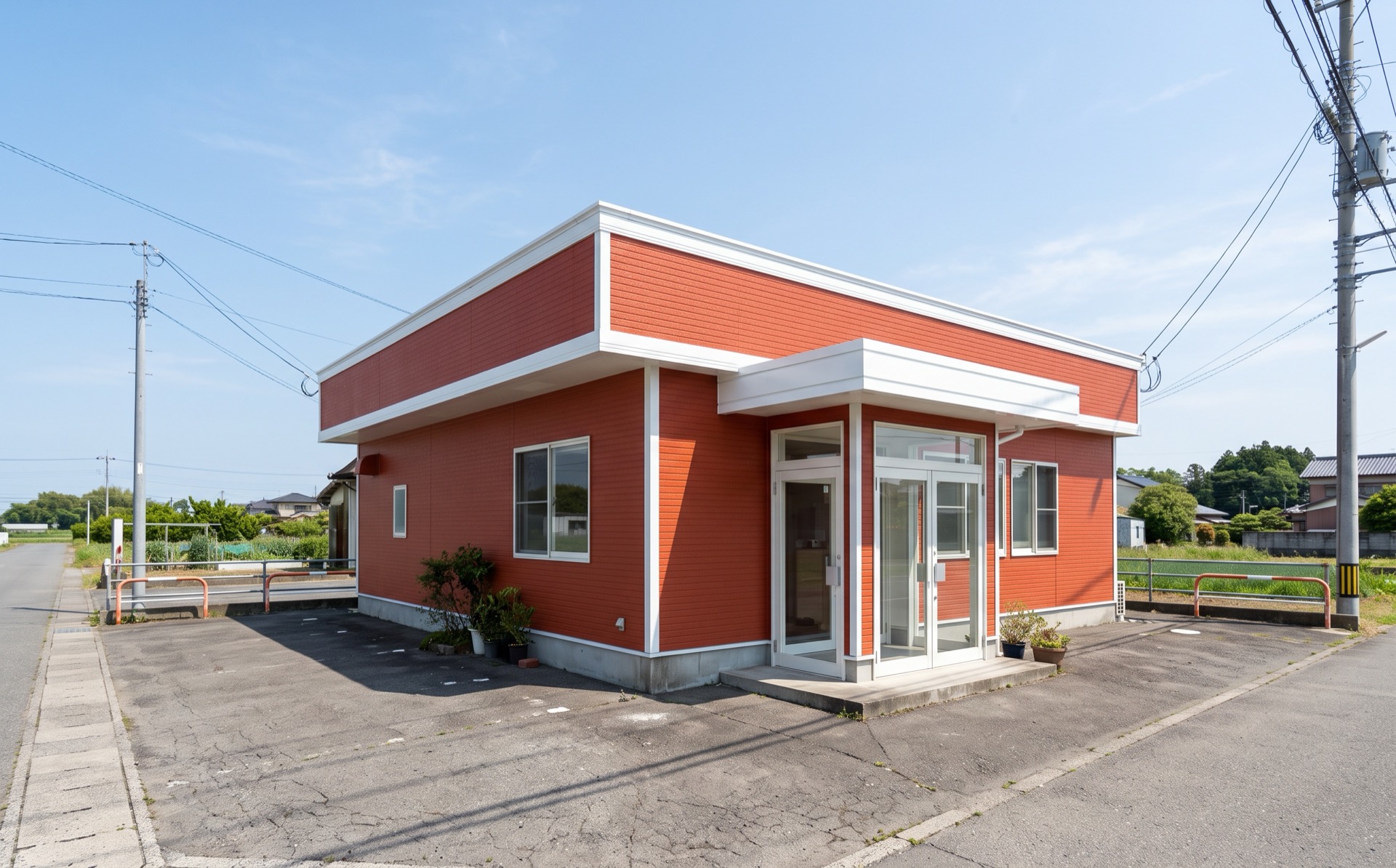 塗り替えを終えた店舗